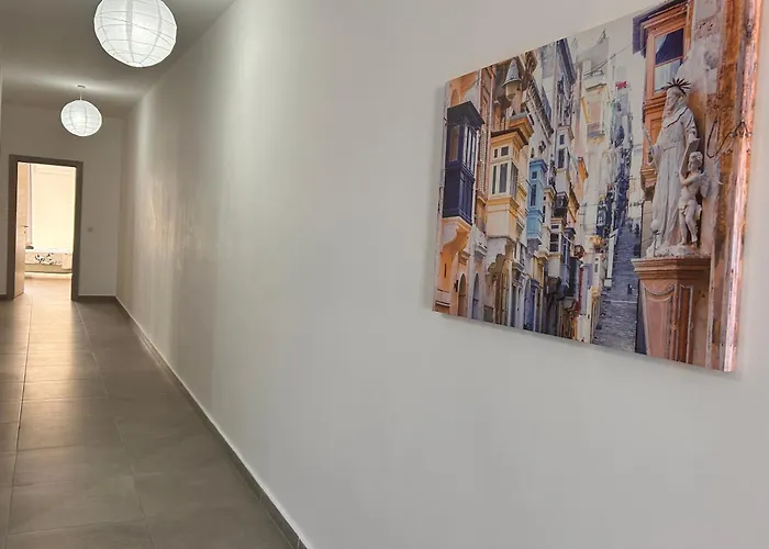 Qawra Penthouse 4person Ac+wifi Daire *